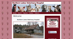 Desktop Screenshot of northernlakesveterinaryhospital.com